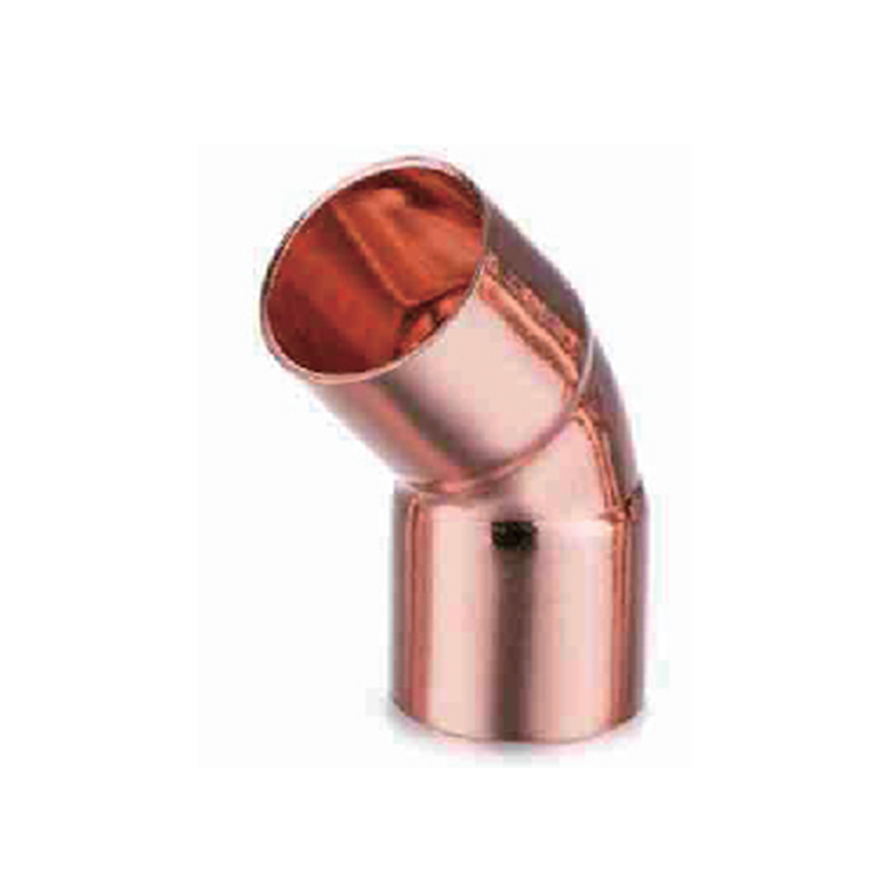 Угловой пресс-фитинг с медной трубкой для холодильных систем