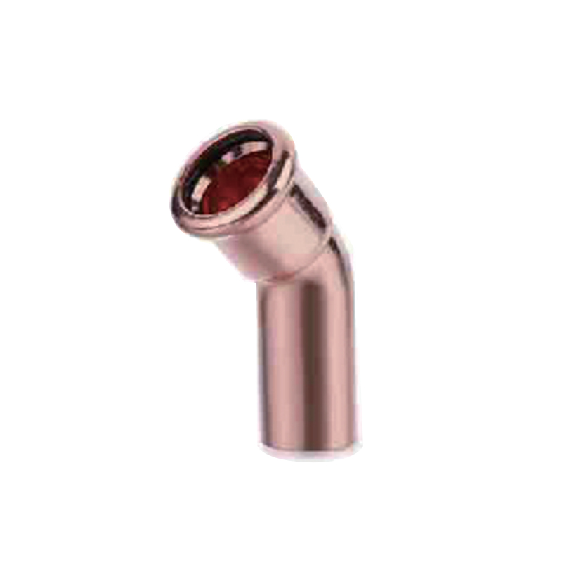 Уличный угловой пресс-фитинг с медной трубкой для холодильных систем