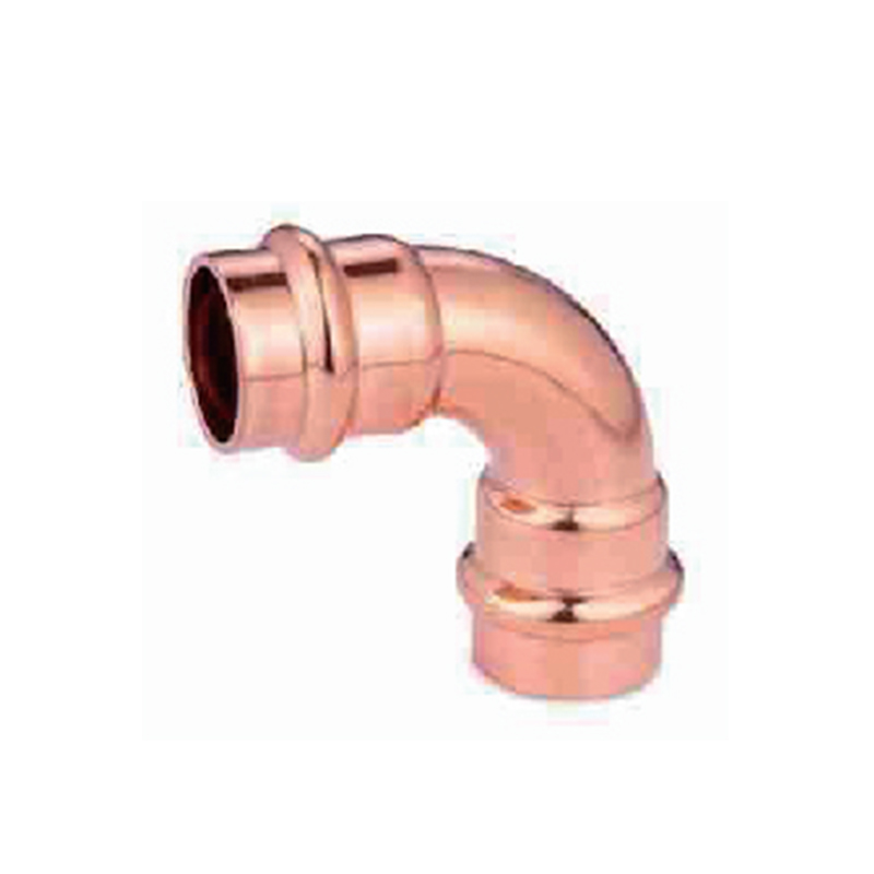 Угловой фитинг с медной трубкой для холодильных систем
