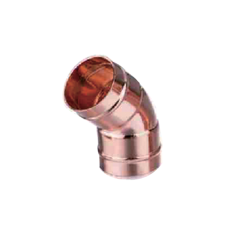 Угловой пресс-фитинг с медной трубкой для холодильных систем